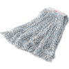 Rubbermaid® Medium Web Foot Cotton/Synthetic Wet Finish Mop W/ 1" Headband - FGA41206WH00 - Pkg Qty 6