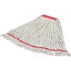 Rubbermaid® Large Swinger Loop Cotton/Synthetic Wet Mop W/ 1" Headband - FGC11306WH00 - Pkg Qty 6