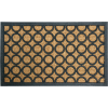 Rubber-Cal Tranquil Pattern Coir Door Mat 5/8" Thick 1.5' x 2.5'