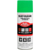 Rust-Oleum Industrial 1600 System Gen Purpose Enamel Aerosol, Fluorescent Green, 12 oz. - 1632830 - Pkg Qty 6
