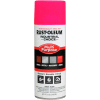 Rust-Oleum Industrial 1600 System Gen Purpose Enamel Aerosol, Fluorescent Pink, 12 oz. - 1659830 - Pkg Qty 6