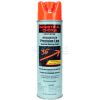 Rust-Oleum M1600 Solvent-Based Precision-Line Inverted Marking Paint Aerosol, Fluor. Red - Pkg Qty 12