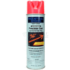 Rust-Oleum M1800 Water-Based Precision-Line Inverted Marking Paint Aerosol, Fluor. Pink - Pkg Qty 12