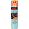 Rust-Oleum M1600 Solvent-Based Precision-Line Inverted Marking Paint Aerosol, Apwa Orange - Pkg Qty 12