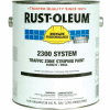 Rust-Oleum 2300 System <100 Voc Traffic Zone Striping Paint, White, 1 Gallon - Pkg Qty 2