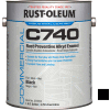 Rust-Oleum Commercial C740 <400 VOC DTM Alkyd Enamel Rust-Prev Maint Paint, Flat BK Gal Can - 255553 - Pkg Qty 2