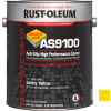 Rust-Oleum AS9100 System <250 VOC Anti-Slip High Perf Epoxy Floor Coat, Safety Yellow Kit- AS9144425