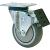 RWM Casters VersaTrac® 3" Urethane Polypropylene Swivel Caster with Total Lock Brake