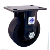 RWM Casters 75 Series 6" x 3" Durastan Wheel Rigid Caster - 75-DUR-0630-R