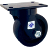 RWM Casters 6" Urethane Swivel Caster on Iron Wheel with Demountable Swivel Lock - 75-UIR-0630-S-DSL