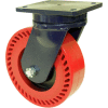 RWM Casters 96 Series 8" x 3" Forged Steel Wheel Swivel Caster - 95-FST-0830-S