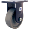 RWM Casters 96 Series 8" Urethane on Iron Wheel Rigid Caster - 95-UIR-0830-R
