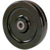 RWM Casters 5" x 2" Durastan Phenolic Wheel with Roller Bearing for 1/2" Axle - DUR-0520-08