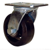 RWM Casters Economy 53 Series 6" Cast Iron Wheel Swivel Caster - E53-CIR-0625-S