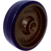 RWM Casters 4" x 1-1/2" Urethane on Iron Wheel with Roller Bearing for 1/2" Axle - UIR-0415-08