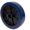 RWM Casters 6" x 2" Urethane on Polypropylene Wheel with Roller Bearing for 1/2" Axle - UPR-0620-08