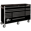 Extreme Tools RX722519RCBK Professional 72" 19 Drawer Black Roller Cabinet