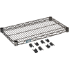 Nexel® S1430B Black Epoxy Wire Shelf 30"W x 14"D