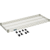 Nexel® S1436Z Poly-Z-Brite® Wire Shelf 36"W x 14"D