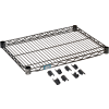 Nexel® S1830B Black Epoxy Wire Shelf 30"W x 18"D