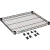 Nexel® S2130B Black Epoxy Wire Shelf 30"W x 21"D
