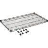Nexel® S2136B Black Epoxy Wire Shelf 36"W x 21"D