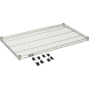 Nexel® S2136Z Poly-Z-Brite® Wire Shelf 36"W x 21"D