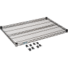 Nexel® S2436B Black Epoxy Wire Shelf 36"W x 24"D