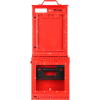 MasterLock® Permit Control Station With Group Lock Box, Wall Mounted, Red, S3500