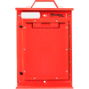 MasterLock® Permit Display Case, Wall Mounted, Red, S3501