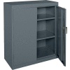 Sandusky Classic Counter Height Storage Cabinet CA21362442-02 - 36"W x 24"D x 42"H Charcoal