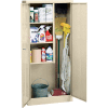 Sandusky Value Line Janitorial Supply Cabinet EFC1362472-07 - 36"W x 24"D x 72"H Putty