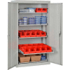 Sandusky Pull-Out Tray Shelf Storage Cabinet ET52362466 - 36x24x66, Dove Gray