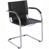 Flaunt™ Guest Chair Leather - Black