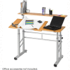 Height Adjustable Split Level Drafting Table