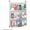 Luxe™ Magazine Rack - 9 Pocket - Silver