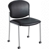 Diaz Guest Chair - Black Vinyl