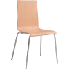 Safco® Bosk® Wood Stacking Chair - Beech - Pack of 2