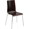 Safco® Bosk® Wood Stacking Chair - Espresso - Pack of 2