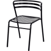 Safco® CoGo™ Indoor/Outdoor Steel Stacking Chair - Black - Pack of 2