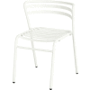 Safco® CoGo™ Indoor/Outdoor Steel Stacking Chair - White - Pack of 2