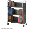 Safco® 5336 Single Sided 3 Shelf Book Cart