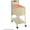 Safco® 5362 Extra Deep Letter Sized Mobile Tub File with Lock - Putty