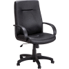 Safco® Poise® Executive High Back Chair - Black Vinyl