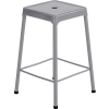 Safco® Steel Stool 25" Counter Height - Silver