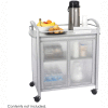 Safco 8966 - Impromptu™ Refreshment Cart, Gray. 34"W x 21-1/4"D x 36-1/2"H