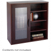 Après™ Modular Storage Single Door/ Open Shelves - Mahogany