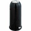 Safco® Step-On Shutter Can Black - 14 Gallon - 9951BL