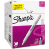Sharpie® Metallic Permanent Markers - Office Pack, Fine, Metallic Silver, 36/PK