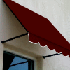Awntech SANT21-6B Window/Entry Awning 6-3/8'W x 2'H x 1'D Burgundy